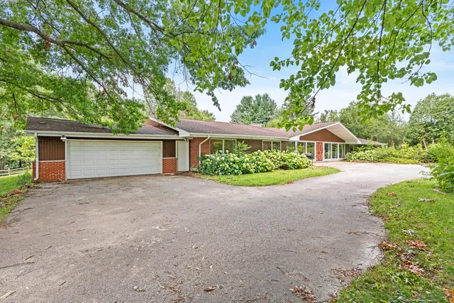 front view of house with street