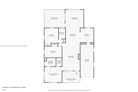 $650,000 | 709 Northwest 9th Court, Hallandale Beach, FL 33009