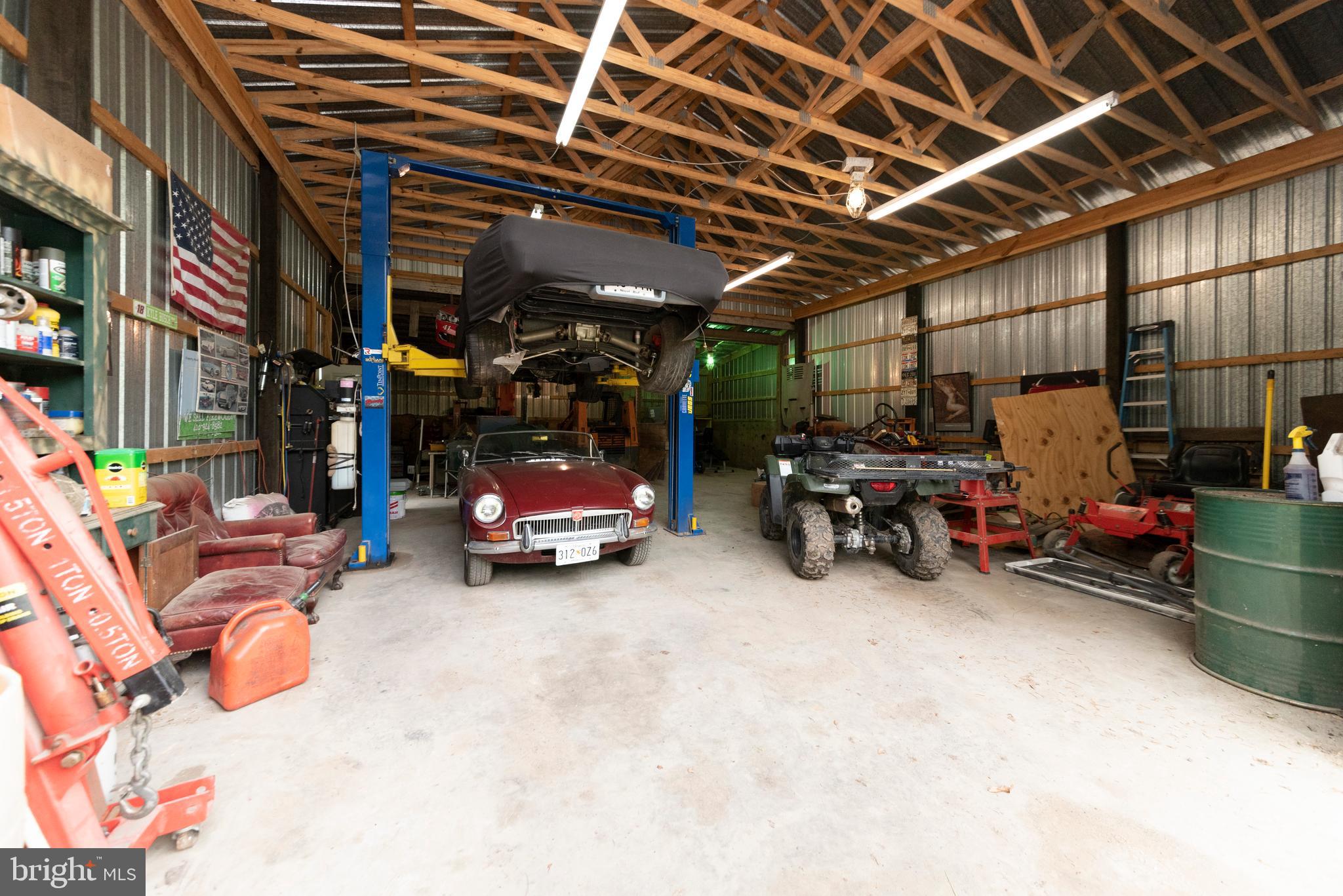 517 Roe Ingleside Road Centreville, MD 21617 - Photo 7 of 57 30'x40' Pole Barn w/Car Lift