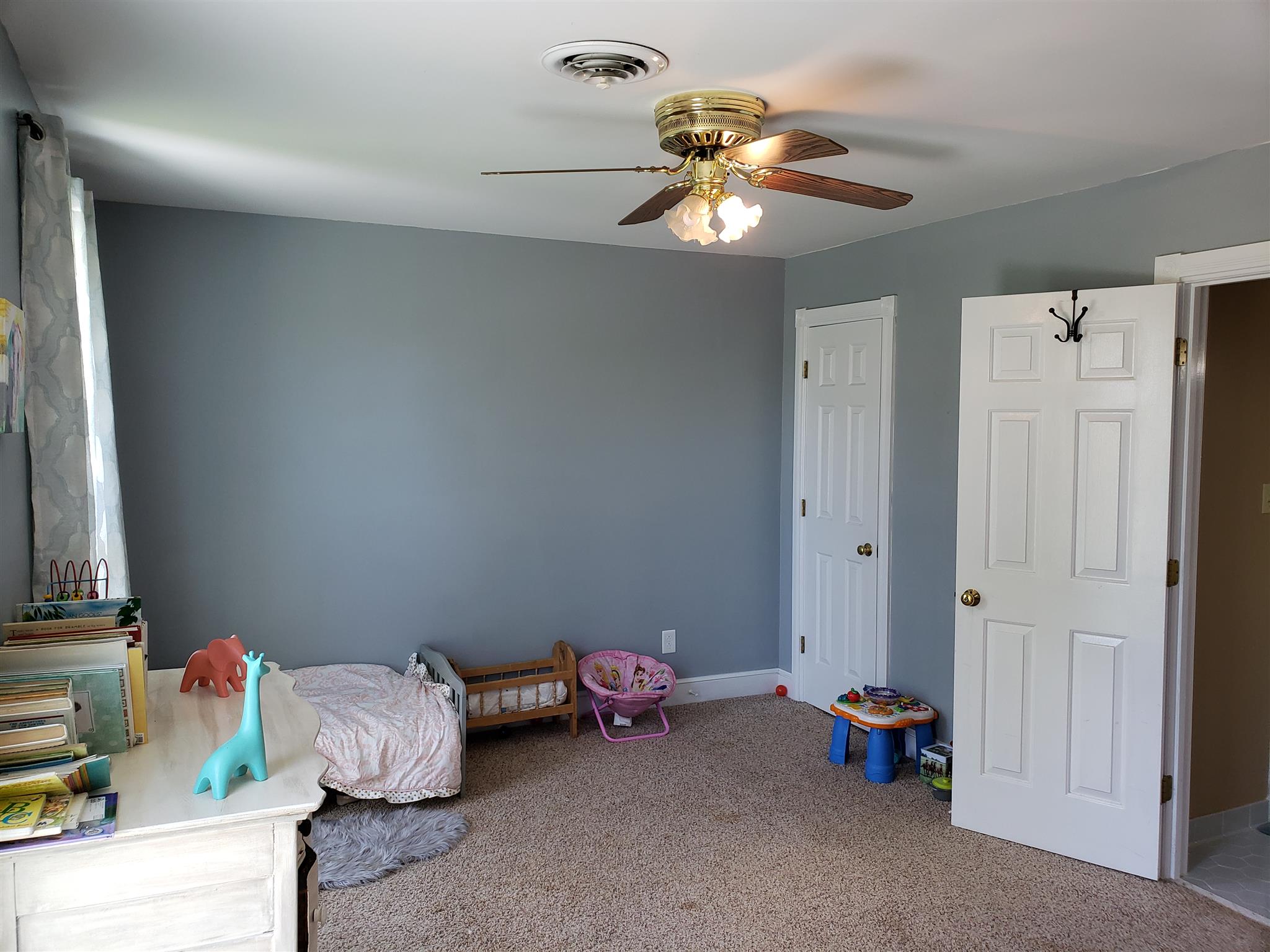 2436 Morrison Viola Road Morrison, TN 37357 - Photo 20 of 28 a bedroom with furniture and a chandelier fan