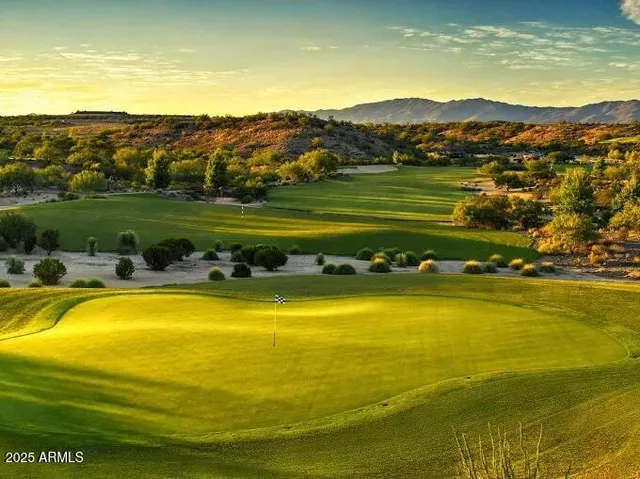 a view of a lake with a mountain