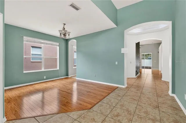 a view of livingroom with hardwood floor and window