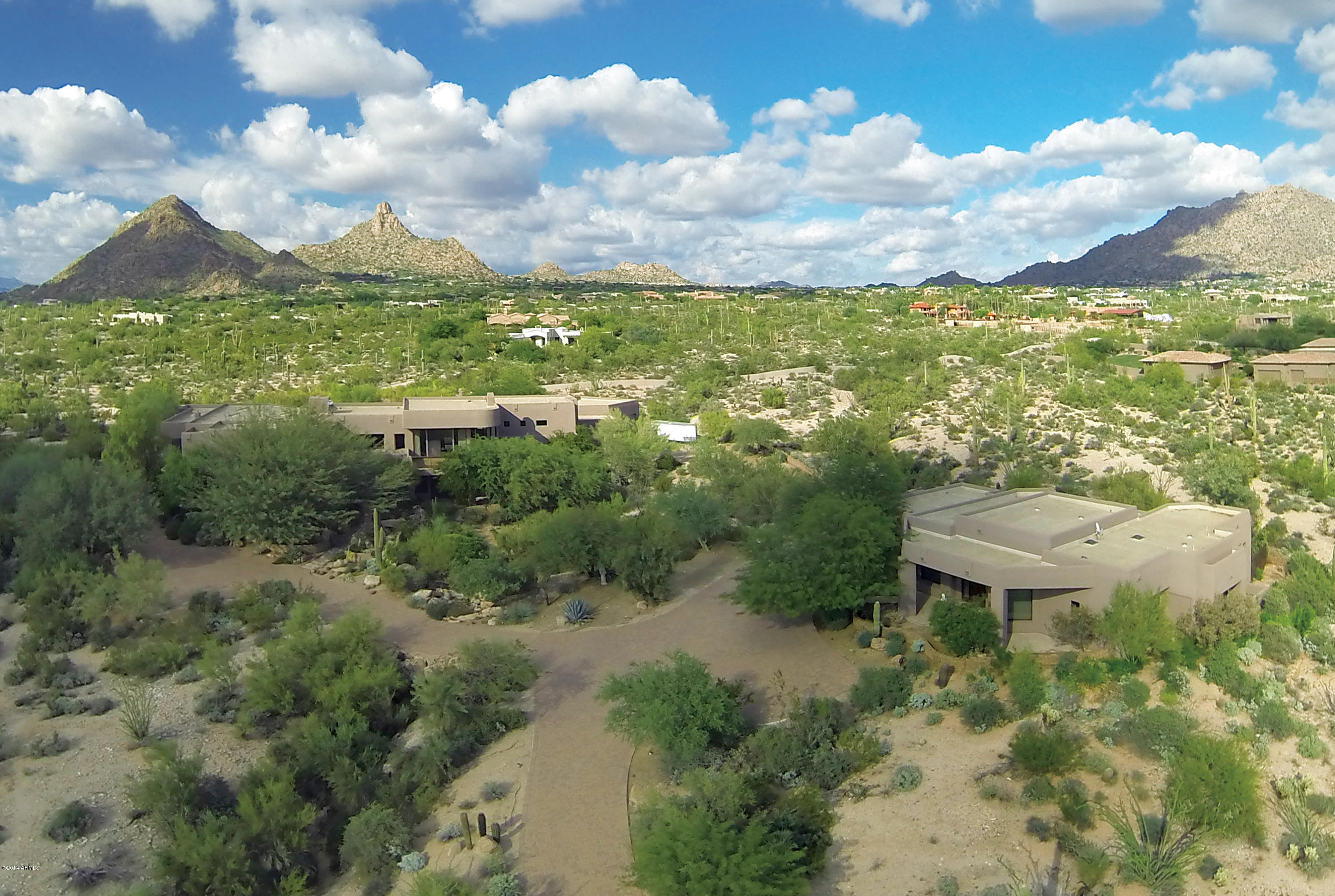 9701 East Happy Valley Road, Unit 19 Scottsdale, AZ 85255 - Photo 30 of 38 View Point Aerial - Drive in
