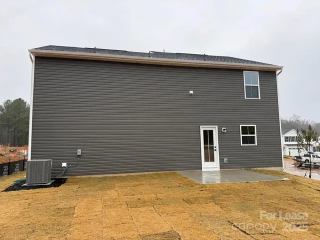 a backyard of a house