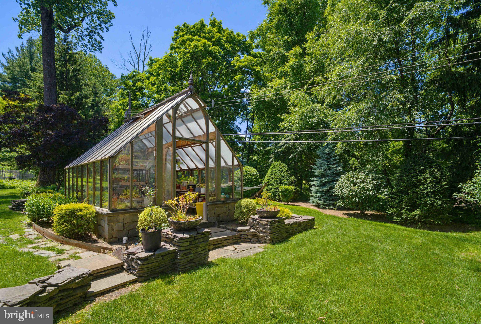 2244 Deer Path Road Huntingdon Valley, PA 19006 - Photo 80 of 95 Charming greenhouse in lush garden