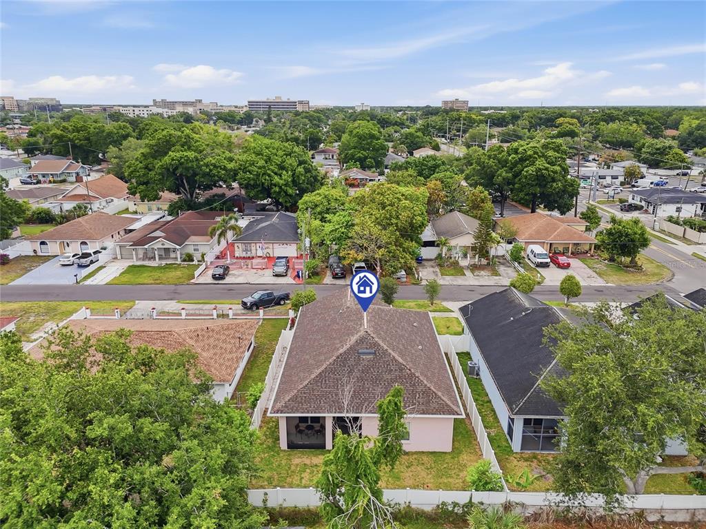 2906 West Douglas Street Tampa, FL 33607 - Photo 33 of 36 an aerial view of residential houses with outdoor space and street view