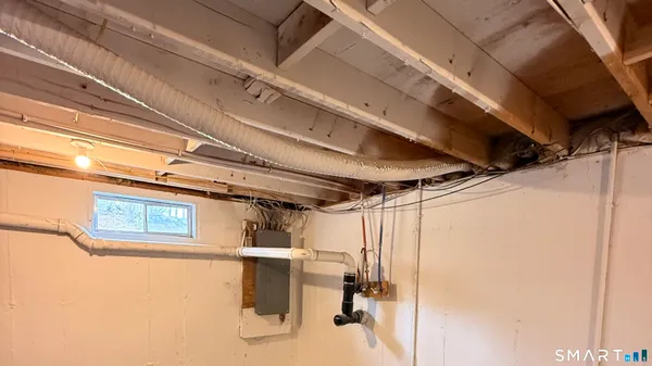 a view of storage and utility room