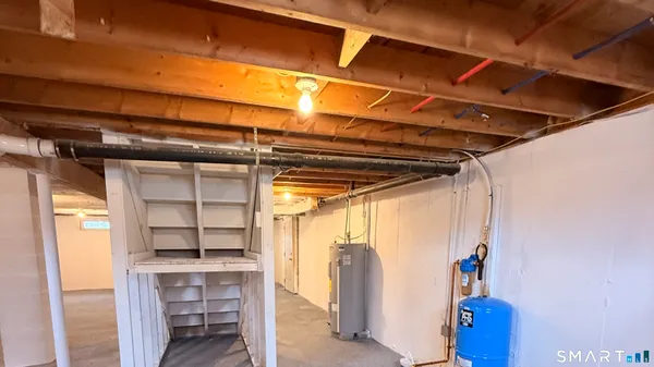 a view of storage and utility room