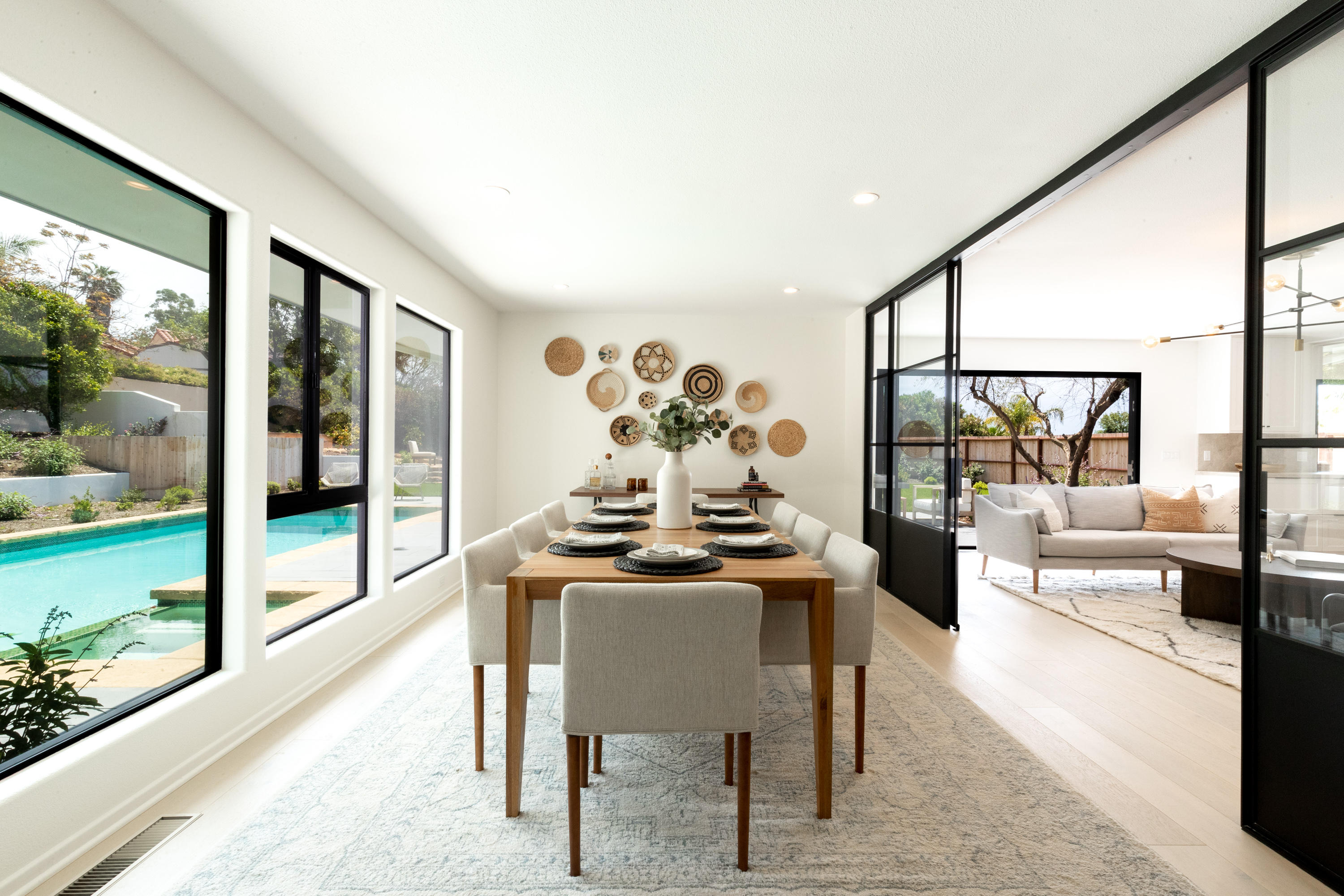 4671 La Espada Drive Santa Barbara, CA 93111 - Photo 8 of 37 a dining room with furniture and a large window