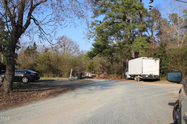 a car parked on the side of the road
