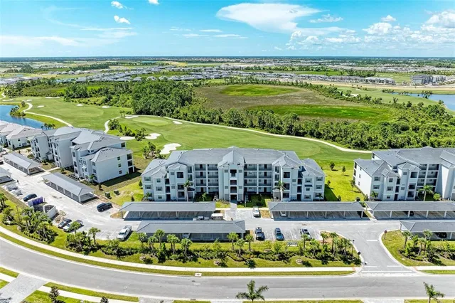a view of a city and lake view