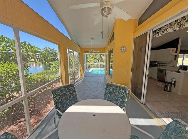 a view of a yard with plants