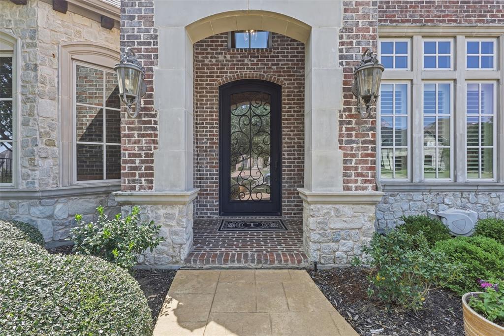 1861 Sunset Court Allen, TX 75013 - Photo 3 of 40 Beautiful iron & glass door