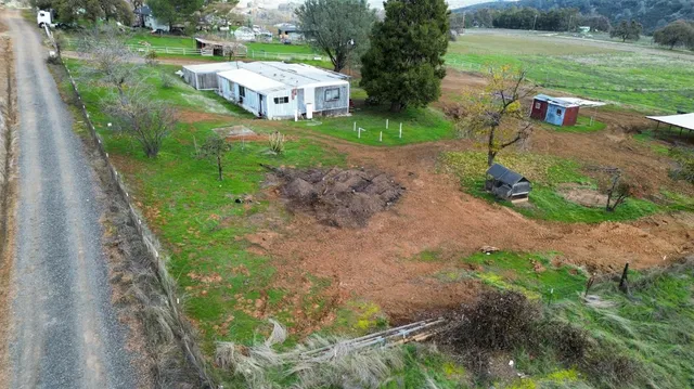 a view of a garden with a park