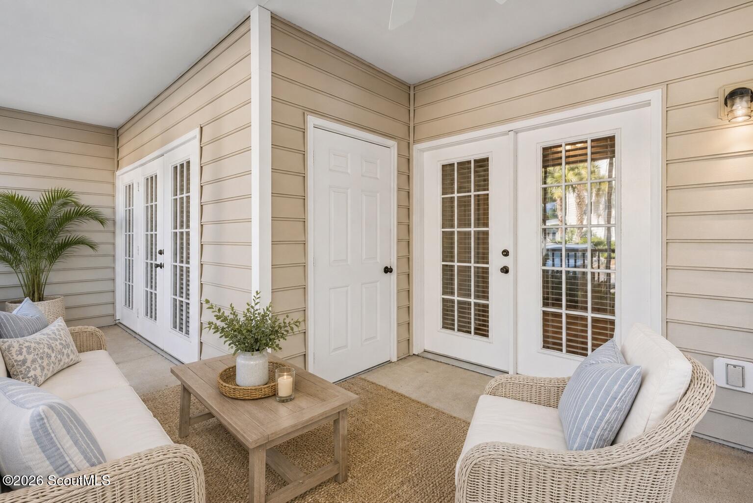 1704 Frederica Road, Unit 507 St. Simons Island, GA 31522 - Photo 16 of 43 Photo is virtually staged - Large screened porch