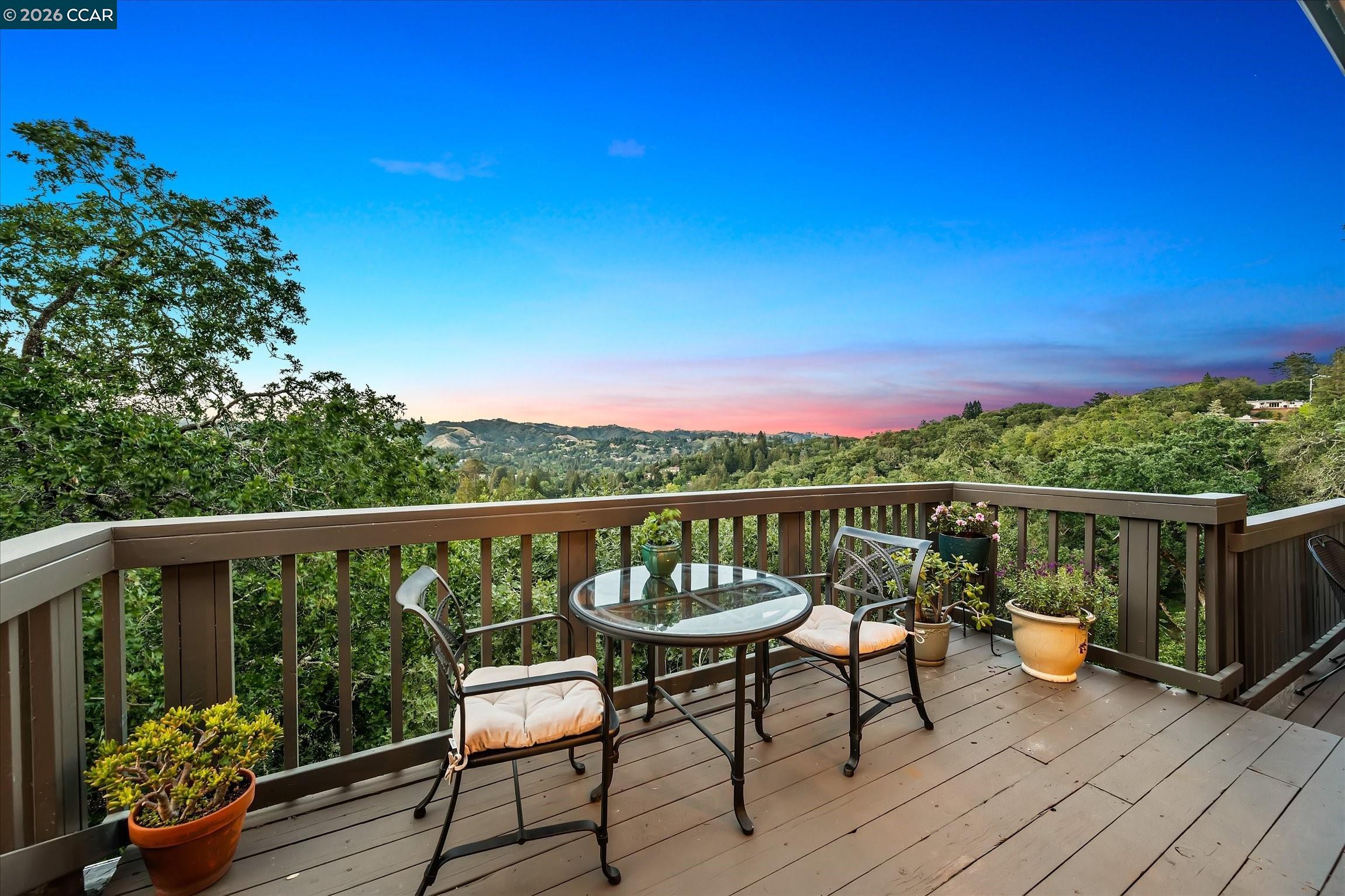 4105 Coralee Lane Lafayette, CA 94549 - Photo 1 of 43 a view of a balcony with chairs