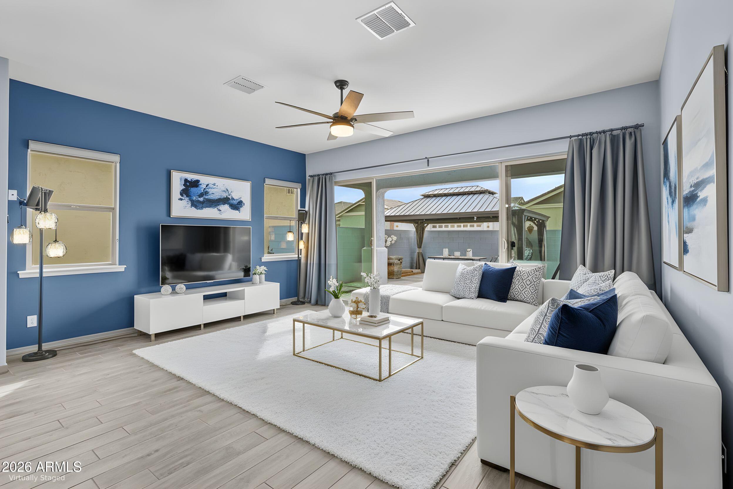 4451 East Bernice Street Gilbert, AZ 85295 - Photo 13 of 32 Staged Entry Living Room