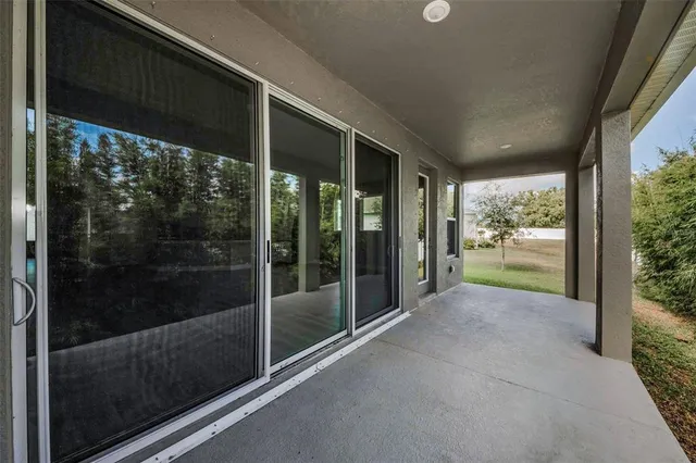 a view of a room with porch and balcony
