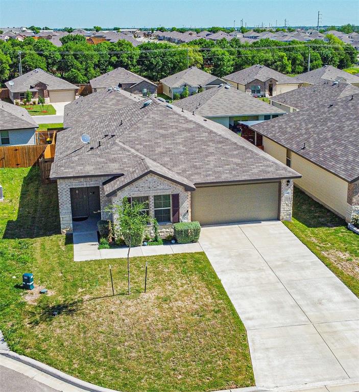 348 Jacquard Court Troy, TX 76579 - Photo 17 of 19 a aerial view of a house with a yard
