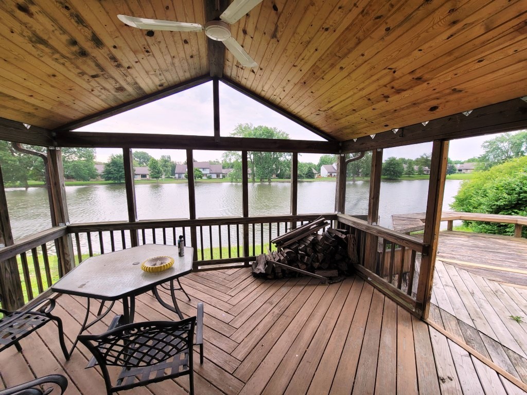 2601 Rachel Road Champaign, IL 61822 - Photo 19 of 22 a view of a balcony with furniture