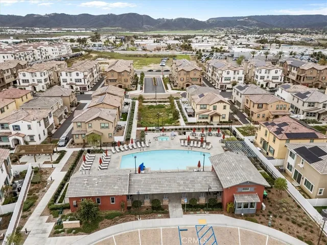 a view of a city with tall buildings