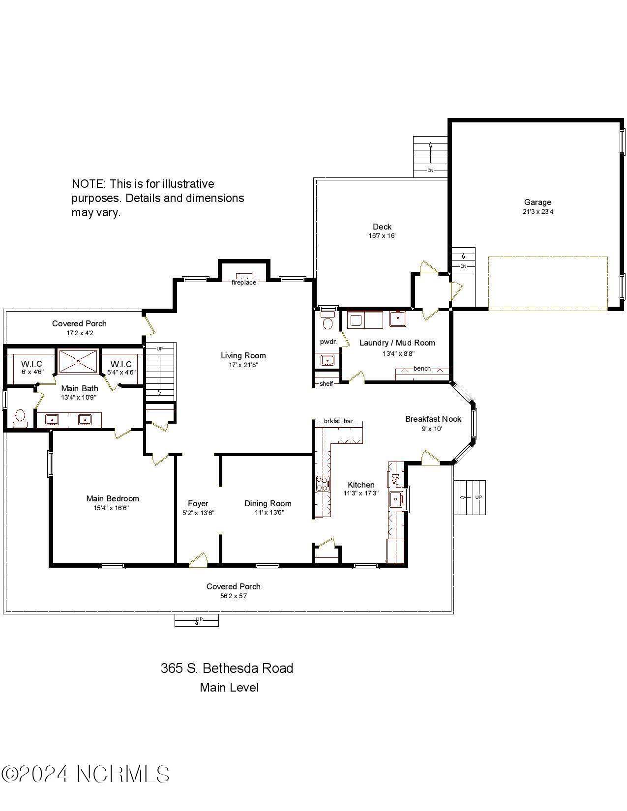 365 South Bethesda Road Southern Pines, NC 28387 - Photo 37 of 38 365 S Bethesda main w out sq ft-page-001