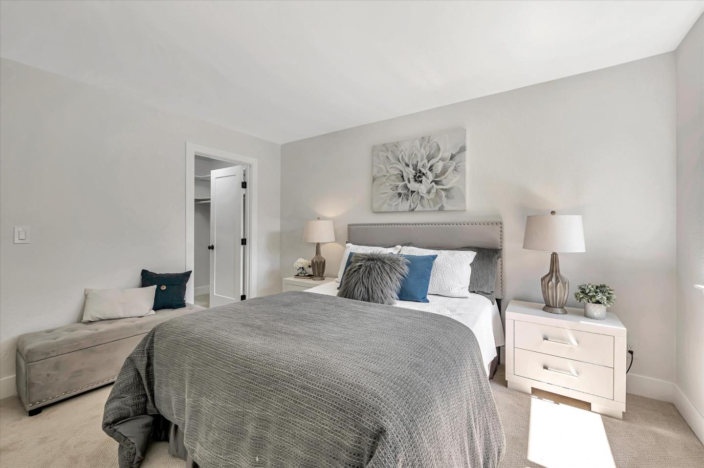 1415 Alma Loop San Jose, CA 95125 - Photo 13 of 25 a bedroom with a bed and a couch