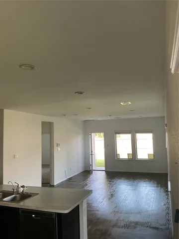 a view of empty room and window