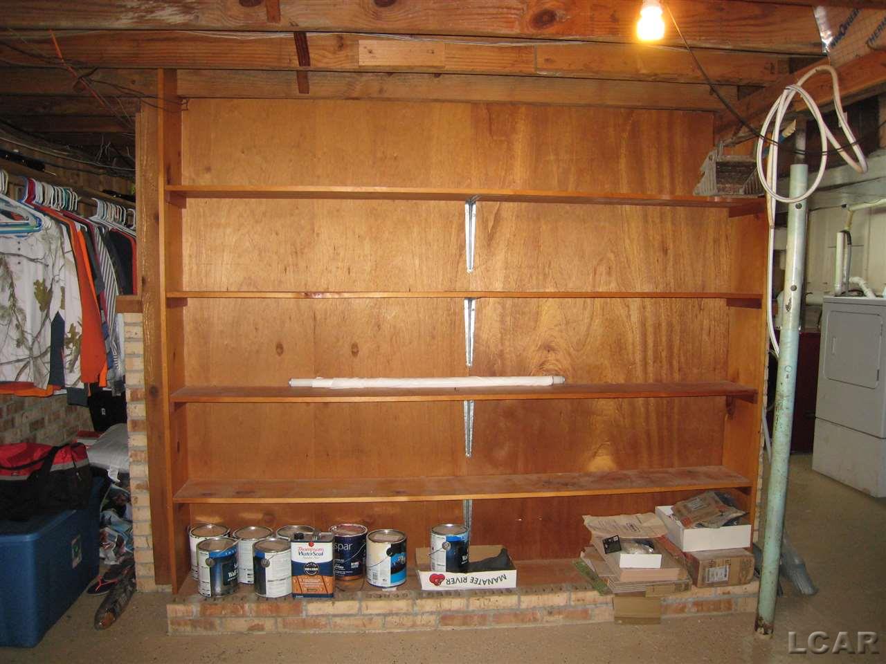 515 North Occidental Road Tecumseh, MI 49286 - Photo 46 of 55 Shelving in Basement