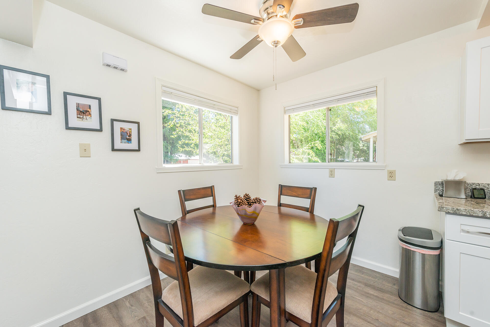 111 Scott Trinity Center Trinity Center, CA 96091 - Photo 14 of 46 a view of a dining room with furniture and chandelier