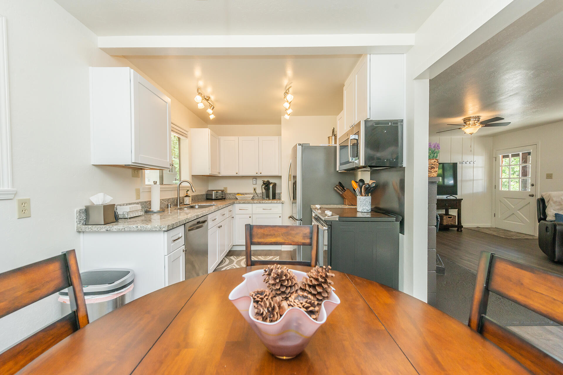 111 Scott Trinity Center Trinity Center, CA 96091 - Photo 10 of 46 a kitchen with a sink stove and refrigerator