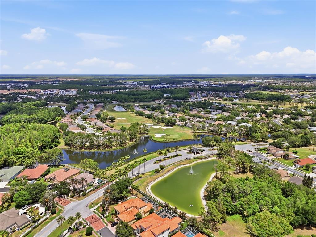 1444 Canberley Court Trinity, FL 34655 - Photo 35 of 52 an aerial view of residential houses with outdoor space