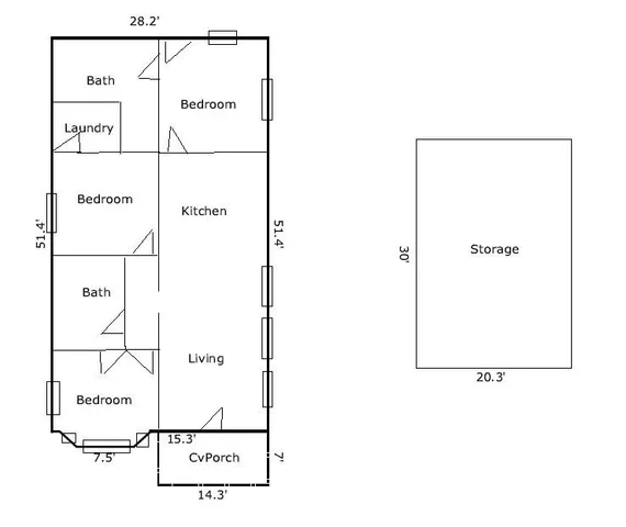 $1,990 | 4114 North Robertson Street, New Orleans, LA 70117