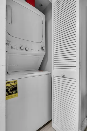 a view of a room with windows