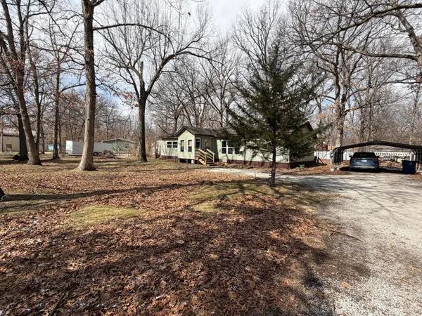 a view of road with trees
