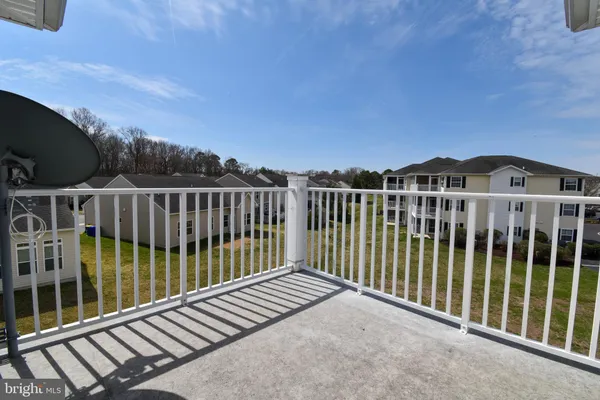 a view of a building with a street