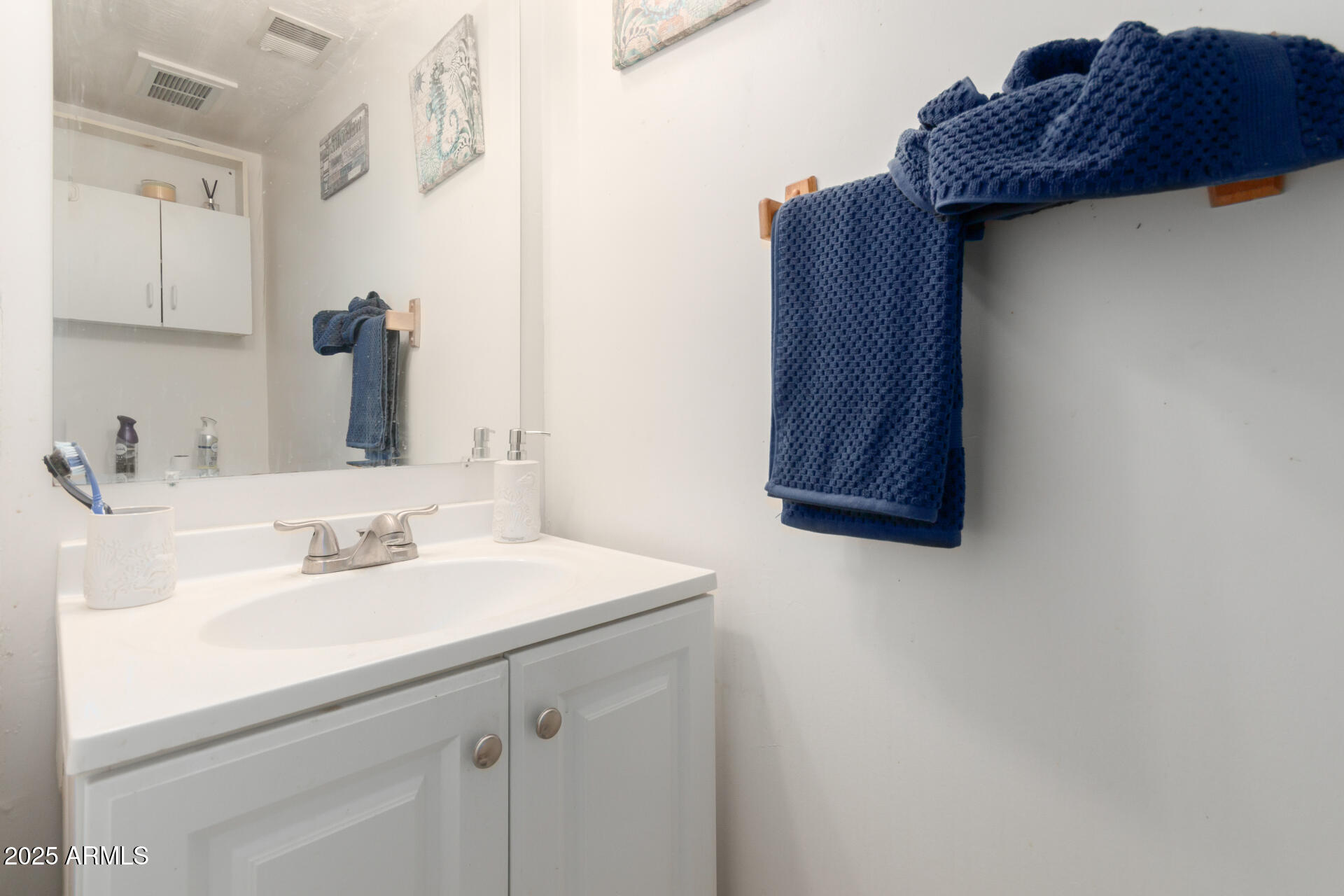 1704 South 39th Street, Unit 24 Mesa, AZ 85206 - Photo 12 of 20 a bathroom with a sink vanity and a mirror