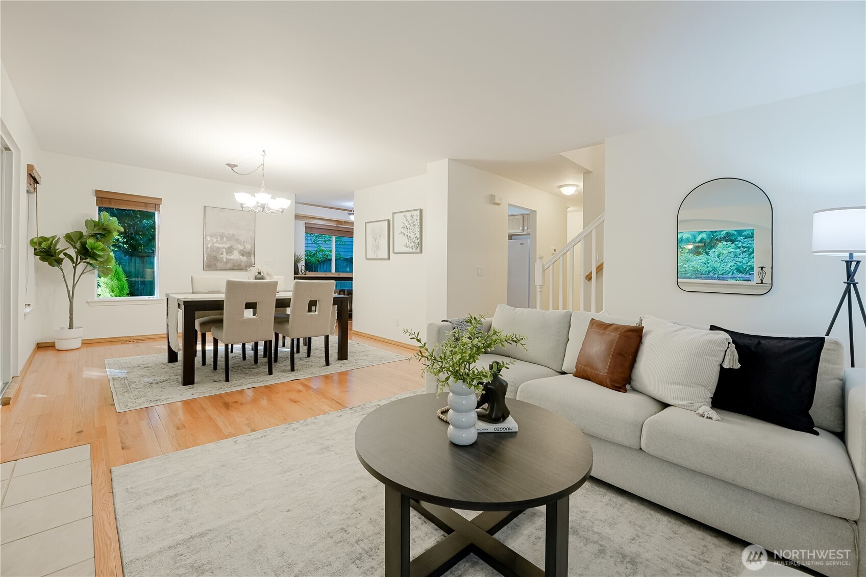 2201 192nd Street Southeast, Unit P4 Bothell, WA 98012 - Photo 9 of 28 a living room with furniture and wooden floor