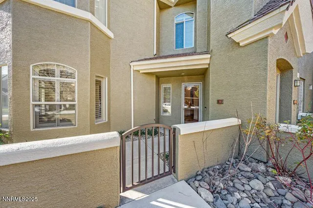 a view of a house with a balcony
