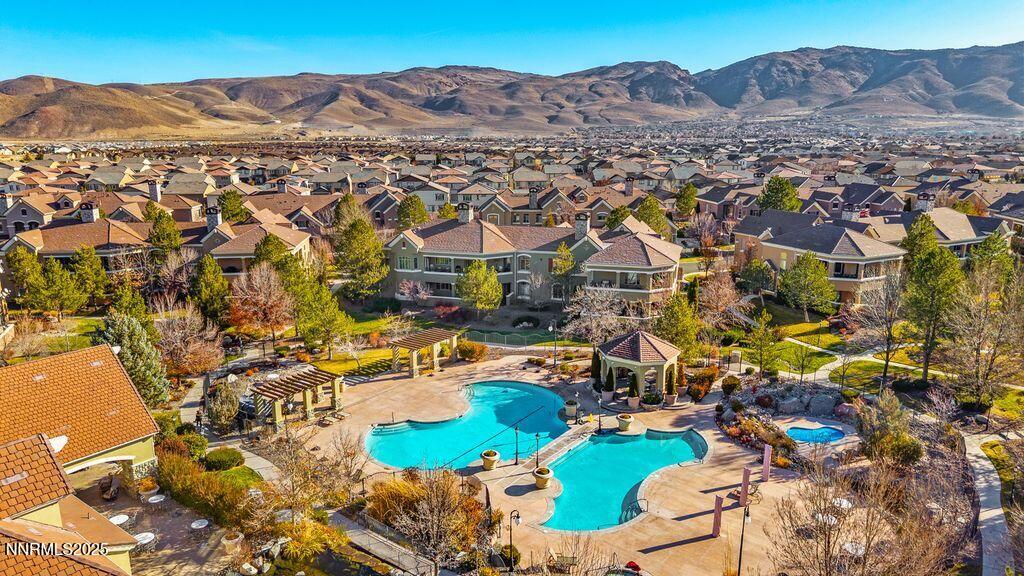 9900 Wilbur May Parkway, Unit 2501 Reno, NV 89521 - Photo 35 of 37 an aerial view of residential house with an outdoor space and seating