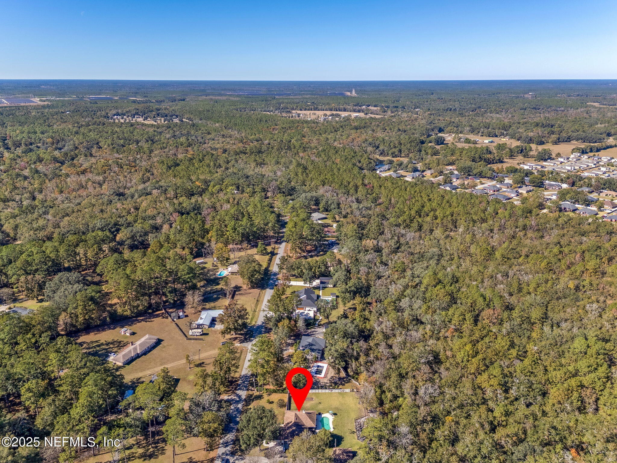 6897 Miltondale Road Macclenny, FL 32063 - Photo 53 of 58 an aerial view of residential building and green space
