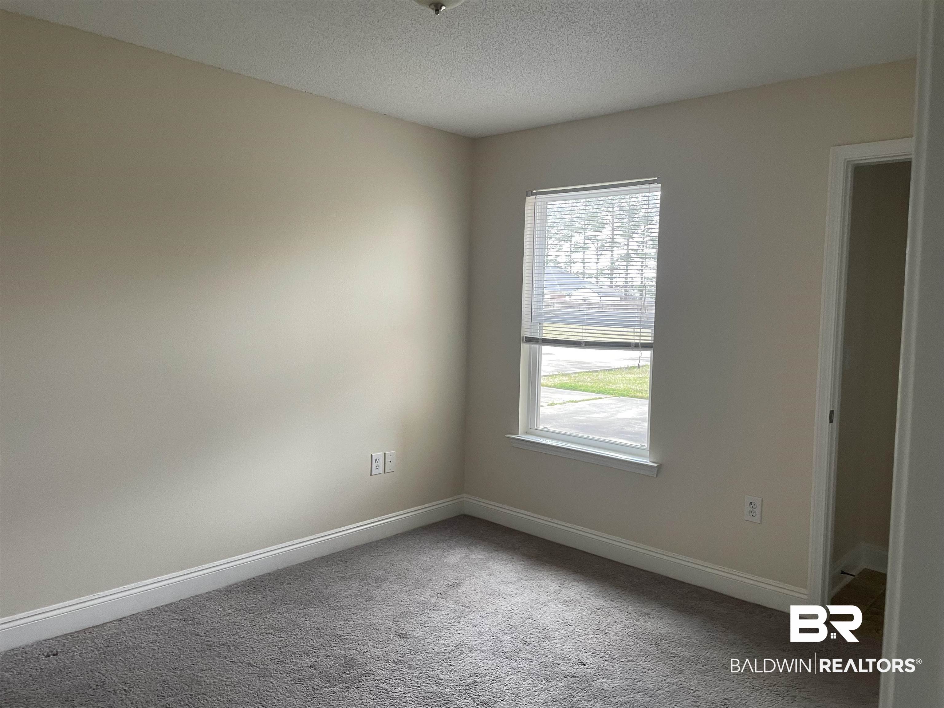 23575 Fountain Street Robertsdale, AL 36567 - Photo 6 of 19 Empty room with carpet floors, a textured ceiling, and baseboards