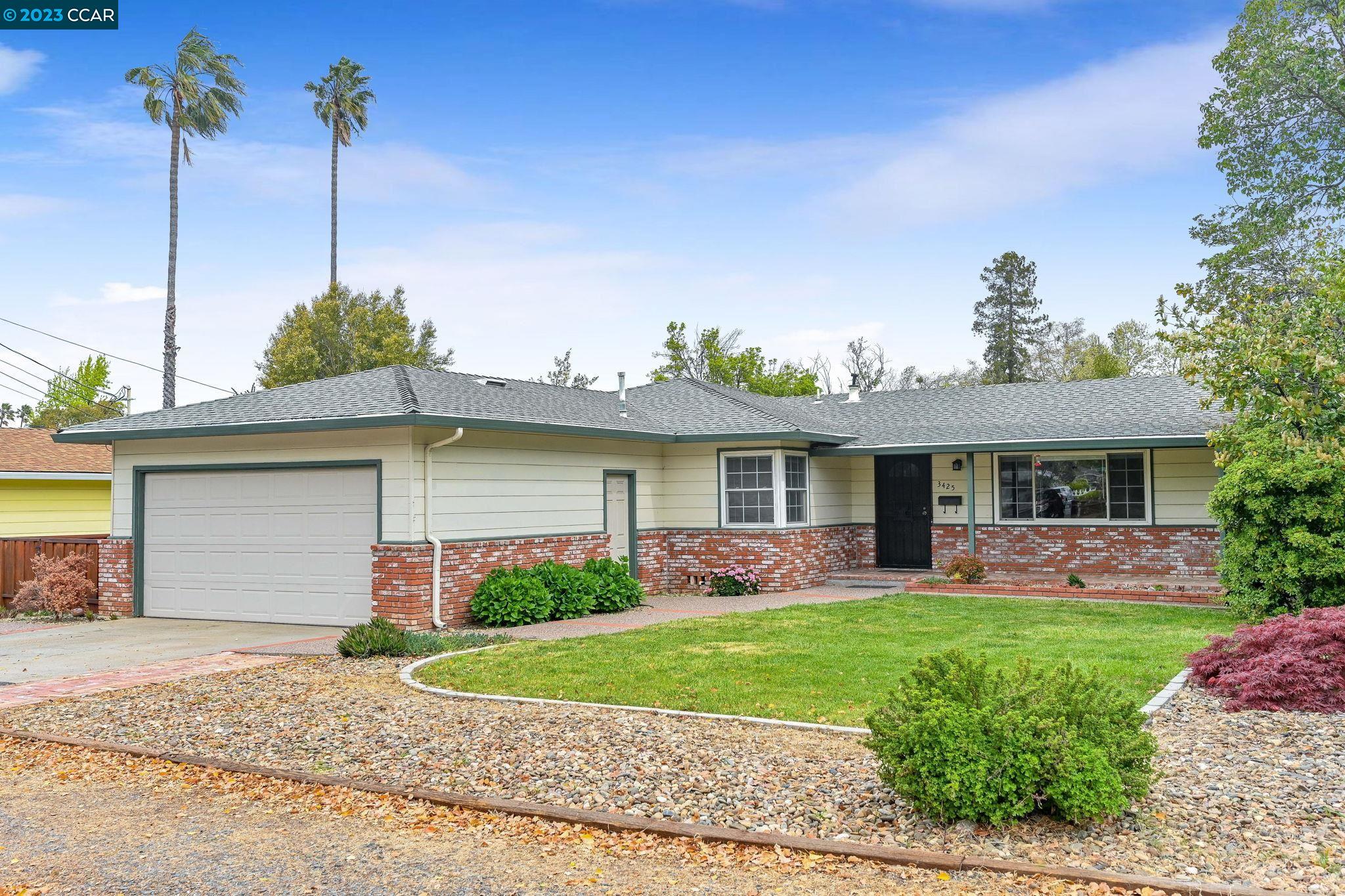 3425 Reed Way Concord, CA 94518 - Photo 1 of 1 a front view of a house with garden