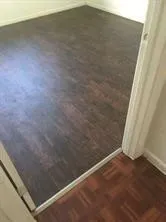 a view of wooden floor