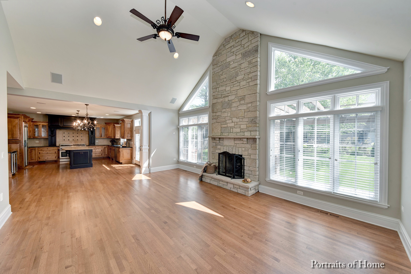 606 Wellner Road Naperville, IL 60540 - Photo 14 of 30 a living room with furniture and a fireplace