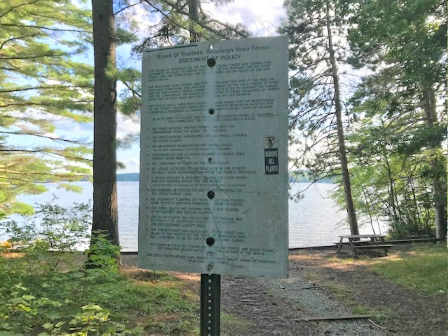 72 Town Farm Road Shapleigh, ME 04076 - Photo 25 of 33 Beach sign