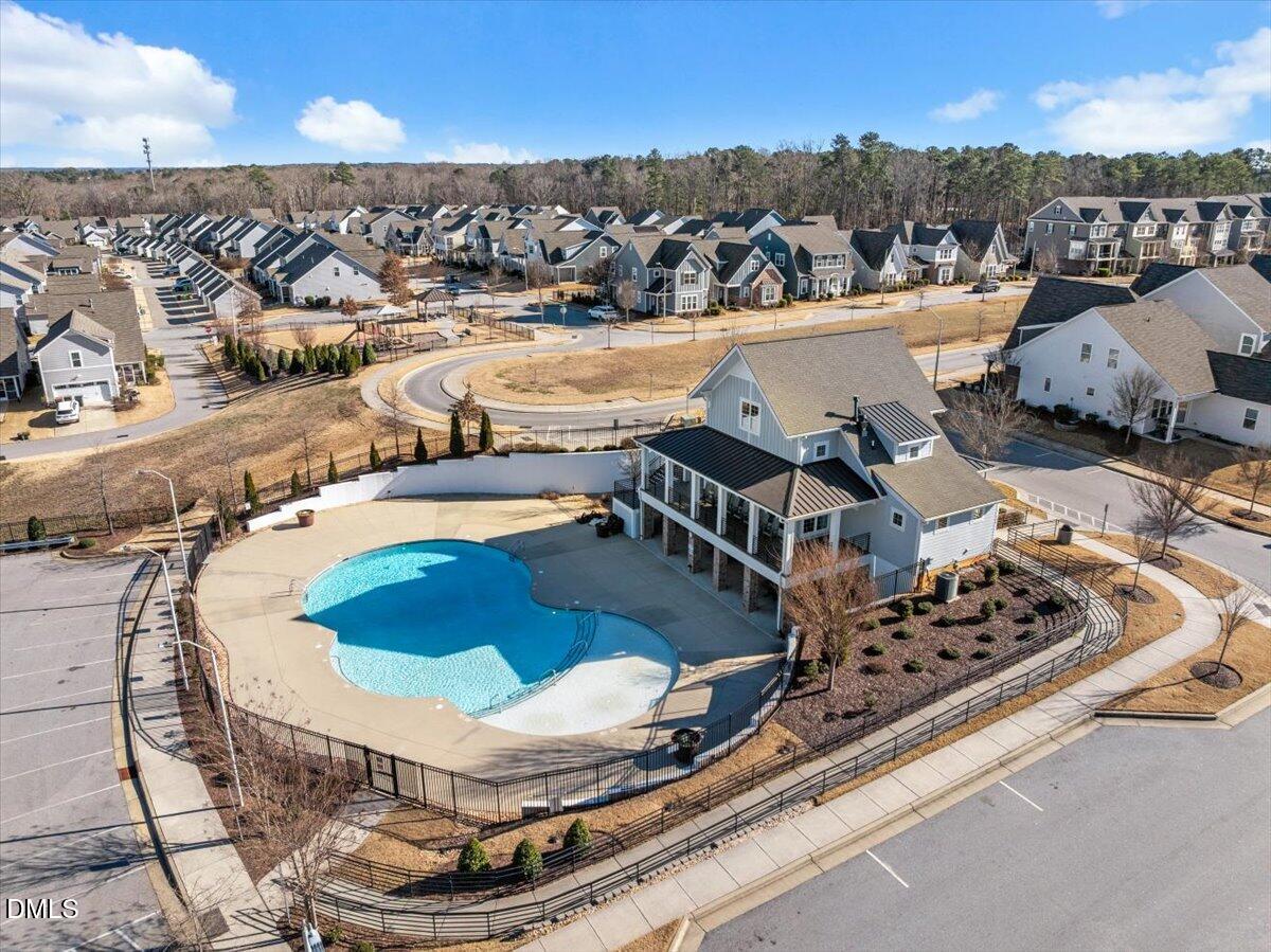 100 Masden Road Holly Springs, NC 27540 - Photo 30 of 39 a view of a house with swimming pool