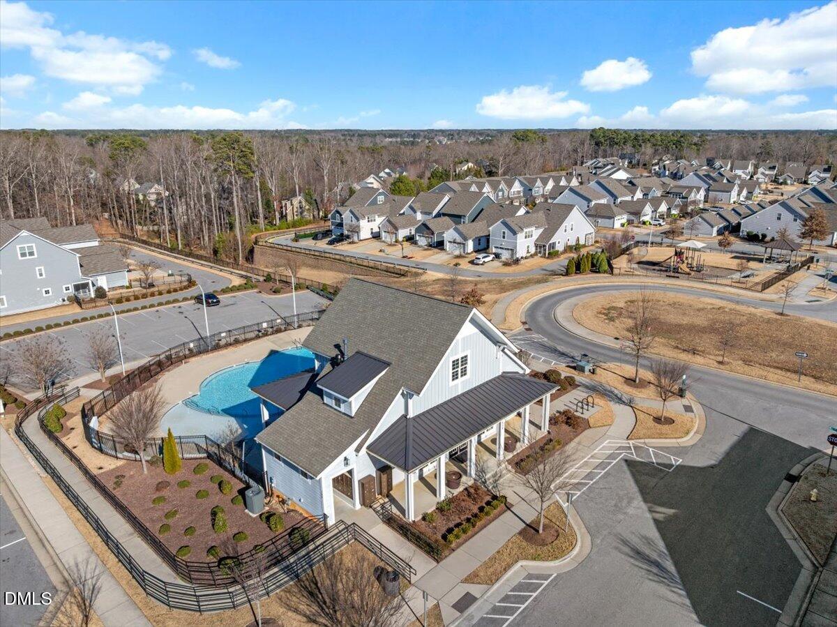 100 Masden Road Holly Springs, NC 27540 - Photo 32 of 39 a view of a balcony with furniture and city view
