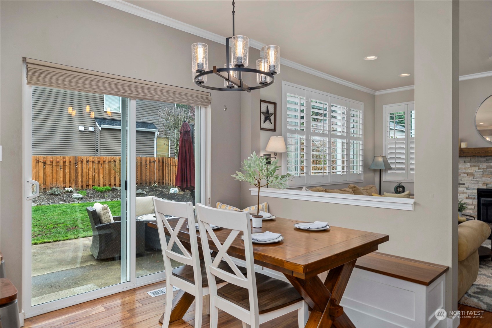 28002 Maple Ridge Way Southeast Maple Valley, WA 98038 - Photo 9 of 33 a view of a dining room with furniture window and outside view