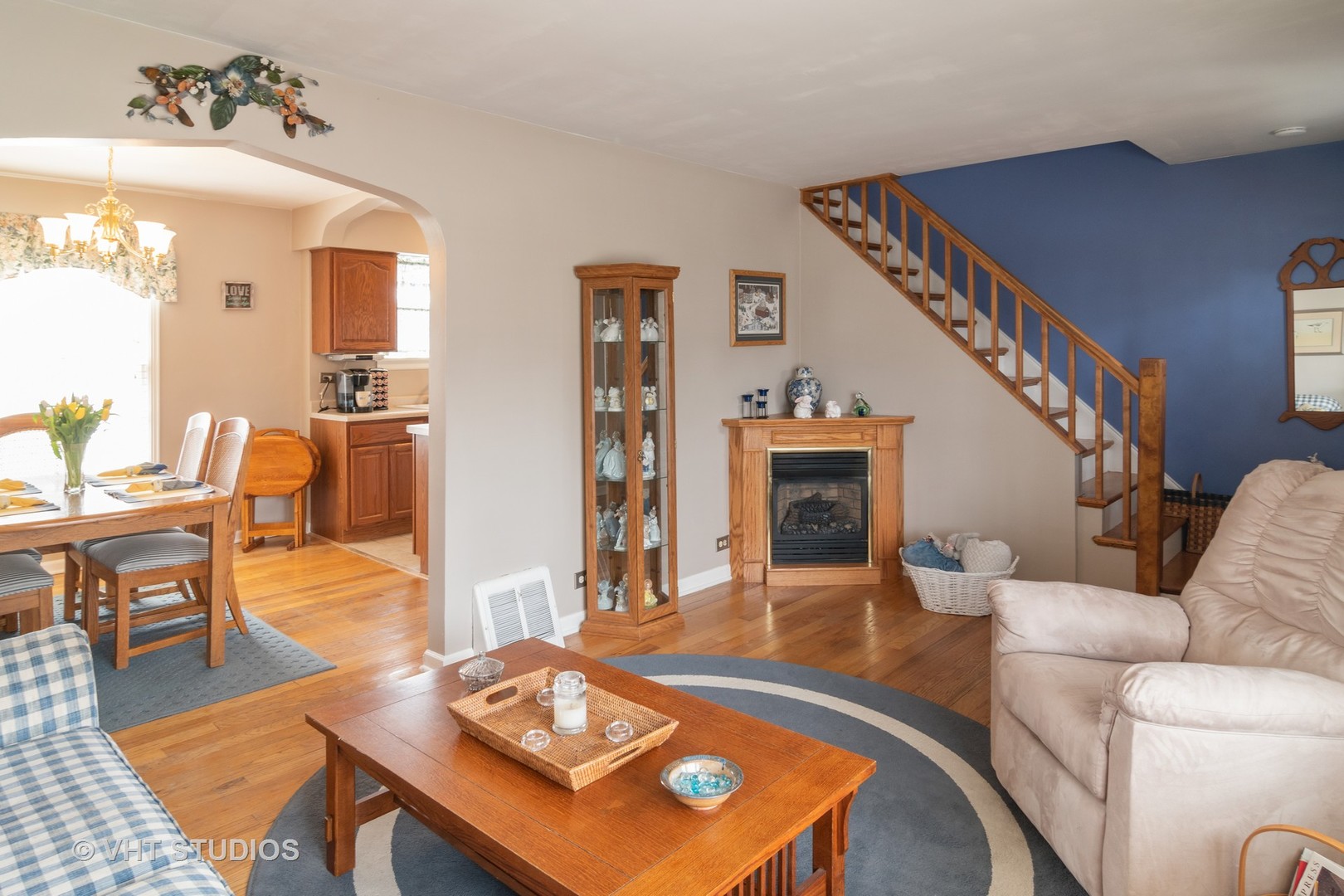 159 East Burlington Street Riverside, IL 60546 - Photo 3 of 19 a living room with furniture and a wooden floor